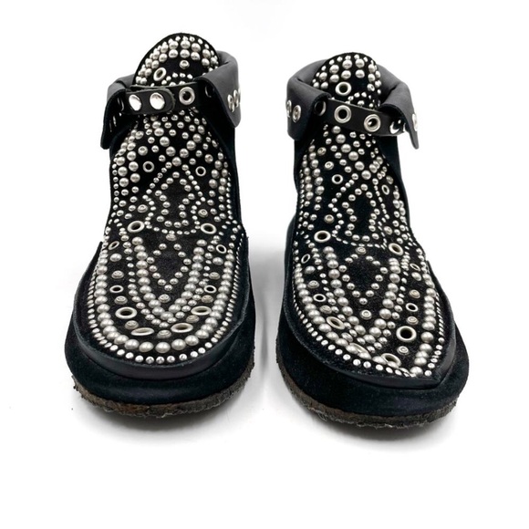EUC Isabel Marant Morley Booties Black Suede Moccasins - Picture 5 of 16